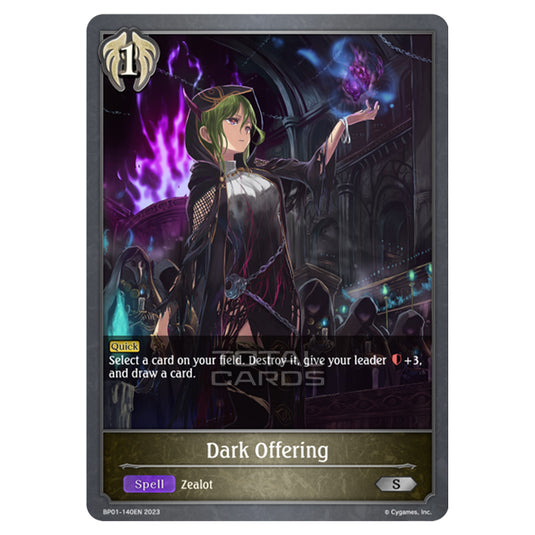 Shadowverse Evolve - BP01 - Advent of Genesis - Dark Offering - BP01-140