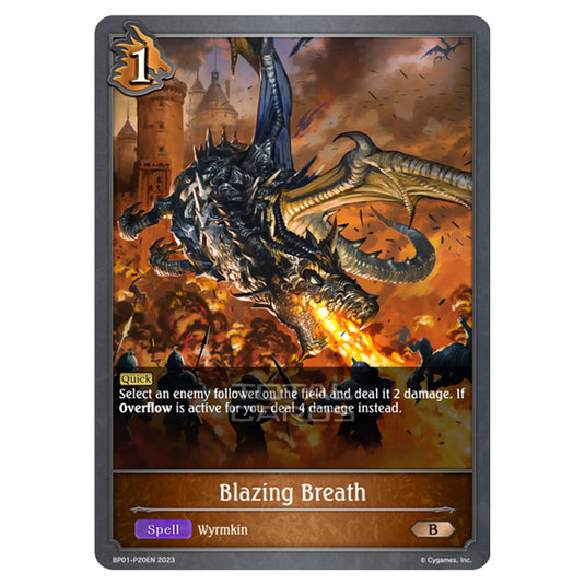 Shadowverse Evolve - BP01 - Advent of Genesis - Blazing Breath - BP01-P20