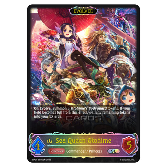 Shadowverse Evolve - BP01 - Advent of Genesis - Sea Queen Otohime (Evolved) - BP01-SL05