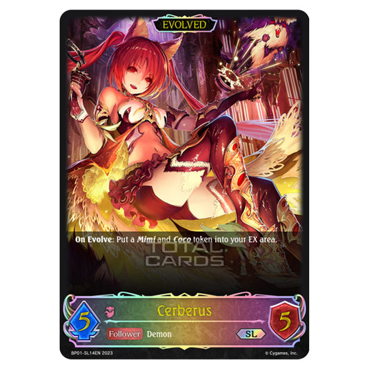 Shadowverse Evolve - BP01 - Advent of Genesis - Cerberus (Evolved) - BP01-SL14