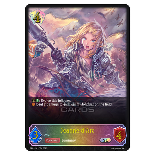 Shadowverse Evolve - BP01 - Advent of Genesis - Jeanne d'Arc - BP01-SL17