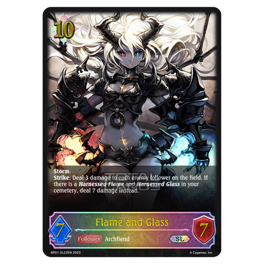 Shadowverse Evolve - BP01 - Advent of Genesis - Flame and Glass - BP01-SL22