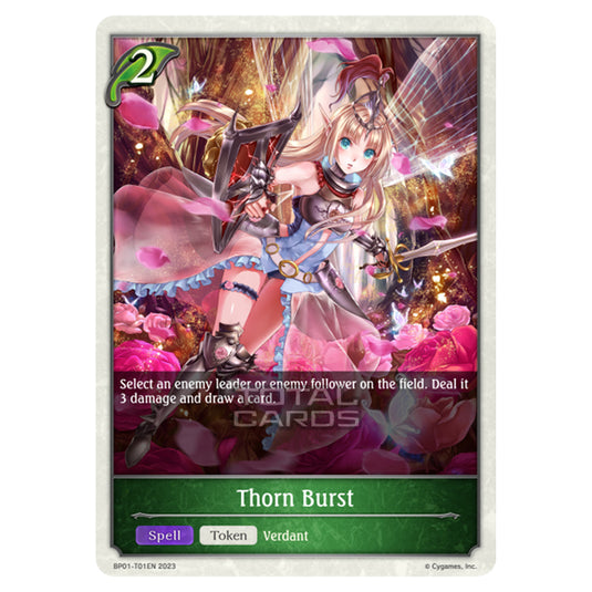 Shadowverse Evolve - BP01 - Advent of Genesis - Thorn Burst - BP01-T01
