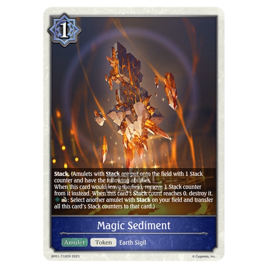 Shadowverse Evolve - BP01 - Advent of Genesis - Magic Sediment - BP01-T10