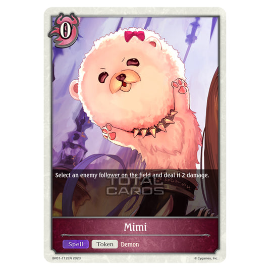 Shadowverse Evolve - BP01 - Advent of Genesis - Mimi - BP01-T12