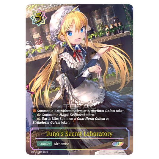 Shadowverse Evolve - BP01 - Advent of Genesis - Juno's Secret Laboratory - BP01-U03
