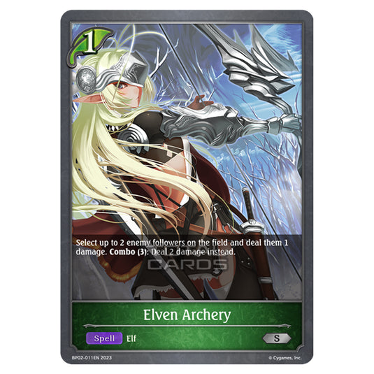 Shadowverse Evolve - BP02 - Reign of Bahamut - Elven Archery - BP02-011EN