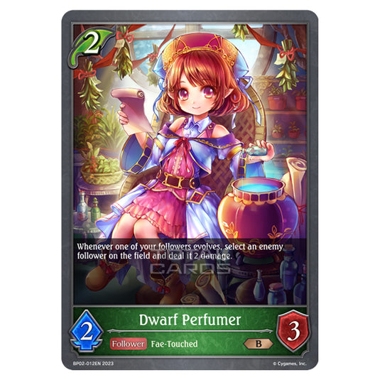 Shadowverse Evolve - BP02 - Reign of Bahamut - Dwarf Perfumer - BP02-012EN