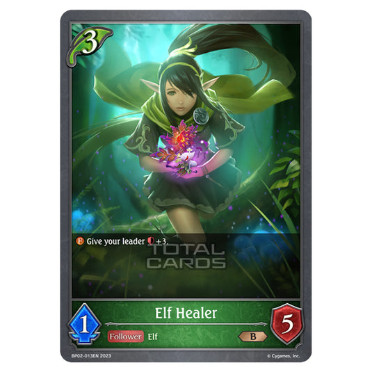 Shadowverse Evolve - BP02 - Reign of Bahamut - Elf Healer - BP02-013EN