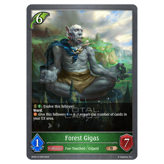 Shadowverse Evolve - BP02 - Reign of Bahamut - Forest Gigas - BP02-014EN