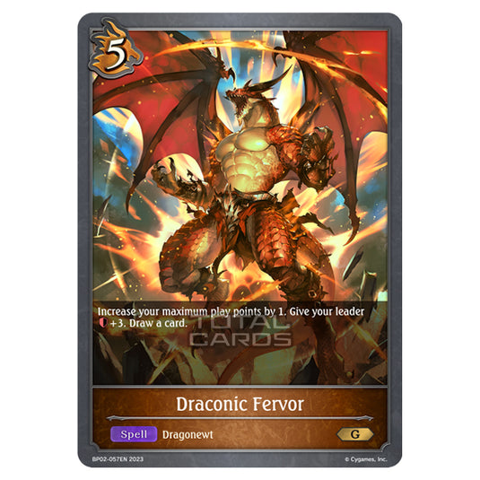 Shadowverse Evolve - BP02 - Reign of Bahamut - Draconic Fervor - BP02-057EN