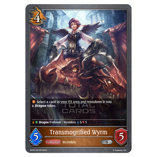 Shadowverse Evolve - BP02 - Reign of Bahamut - Transmogrified Wyrm - BP02-061EN