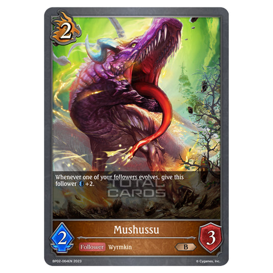 Shadowverse Evolve - BP02 - Reign of Bahamut - Mushussu - BP02-064EN
