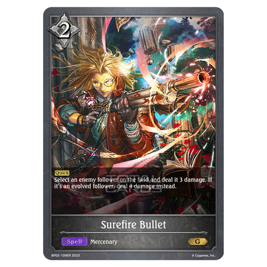 Shadowverse Evolve - BP02 - Reign of Bahamut - Surefire Bullet - BP02-109EN