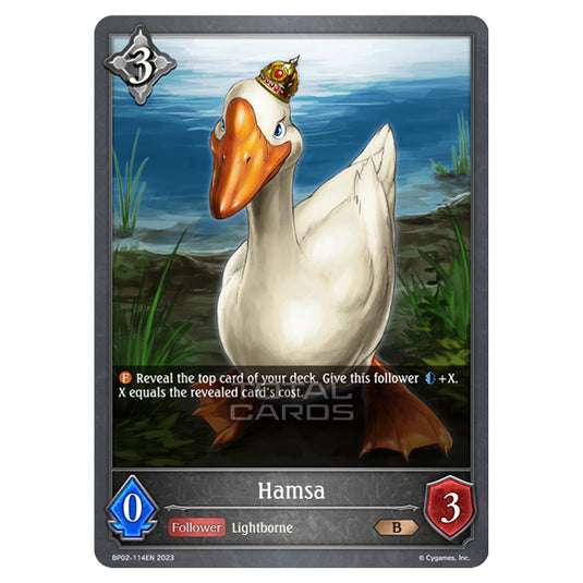 Shadowverse Evolve - BP02 - Reign of Bahamut - Hamsa - BP02-114EN