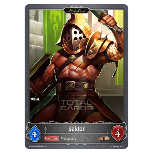Shadowverse Evolve - BP02 - Reign of Bahamut - Sektor (Evolved) - BP02-116EN