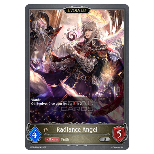 Shadowverse Evolve - BP02 - Reign of Bahamut - Radiance Angel (Evolved) - BP02-P28EN