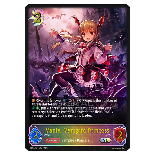 Shadowverse Evolve - BP02 - Reign of Bahamut - Vania, Vampire Princess - BP02-SL13EN