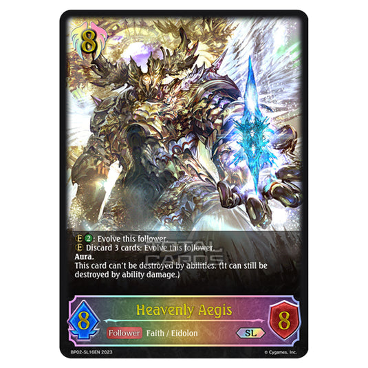 Shadowverse Evolve - BP02 - Reign of Bahamut - Heavenly Aegis - BP02-SL16EN
