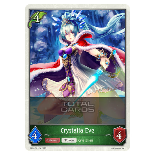 Shadowverse Evolve - BP02 - Reign of Bahamut - Crystalia Eve - BP02-T01EN