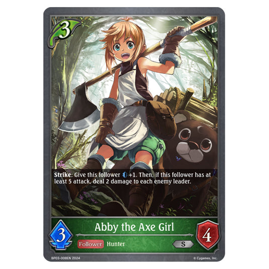 Shadowverse Evolve - Flame of Laevateinn - Abby the Axe Girl - BP03-008EN