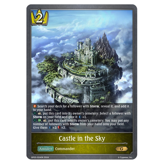 Shadowverse Evolve - Flame of Laevateinn - Castle in the Sky - BP03-024EN