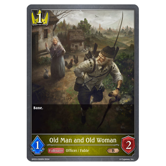 Shadowverse Evolve - Flame of Laevateinn - Old Man and Old Woman - BP03-030EN