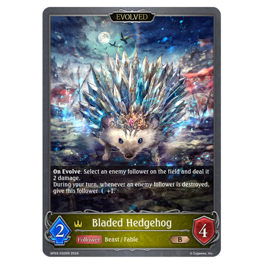 Shadowverse Evolve - Flame of Laevateinn - Bladed Hedgehog - BP03-032EN