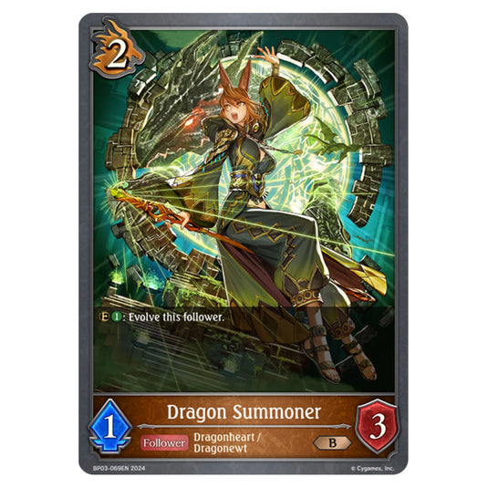 Shadowverse Evolve - Flame of Laevateinn - Dragon Summoner - BP03-069EN