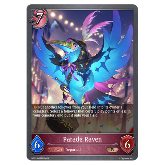 Shadowverse Evolve - Flame of Laevateinn - Parade Raven - BP03-085EN