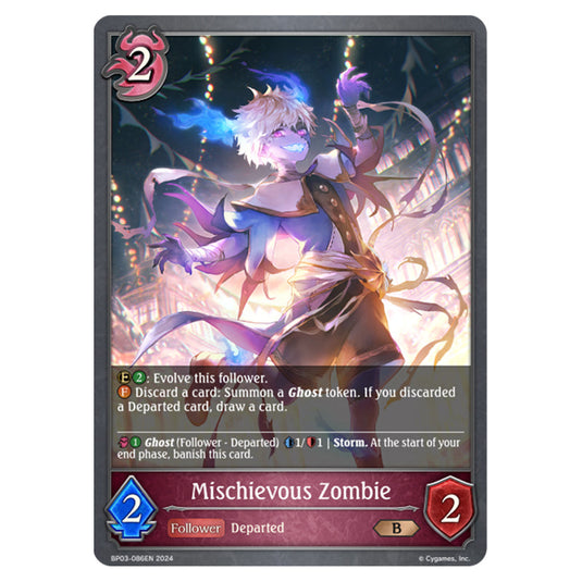 Shadowverse Evolve - Flame of Laevateinn - Mischievous Zombie - BP03-086EN