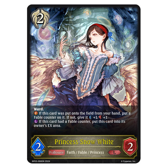 Shadowverse Evolve - Flame of Laevateinn - Princess Snow White - BP03-090EN