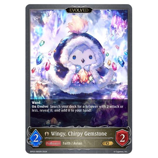 Shadowverse Evolve - Flame of Laevateinn - Wingy, Chirpy Gemstone - BP03-095EN