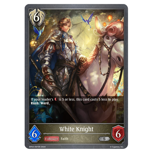 Shadowverse Evolve - Flame of Laevateinn - White Knight - BP03-097EN