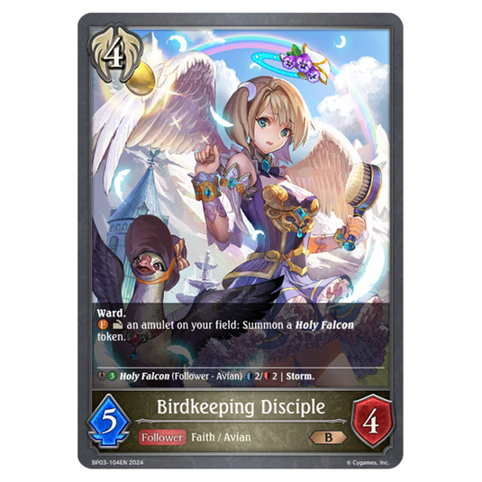 Shadowverse Evolve - Flame of Laevateinn - Birdkeeping Disciple - BP03-104EN