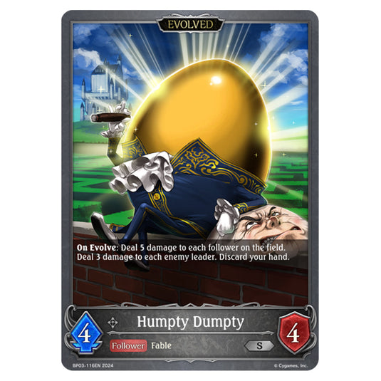 Shadowverse Evolve - Flame of Laevateinn - Humpty Dumpty - BP03-116EN