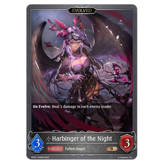 Shadowverse Evolve - Flame of Laevateinn - Harbinger of the Night - BP03-120EN