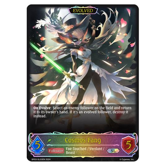 Shadowverse Evolve - Flame of Laevateinn - Cosmos Fang - BP03-SL03EN