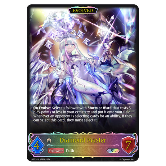 Shadowverse Evolve - Flame of Laevateinn - Diamond Master - BP03-SL19EN