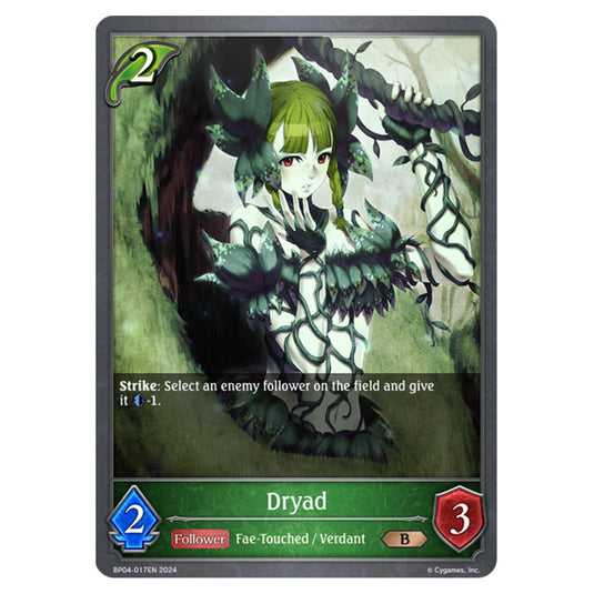 Shadowverse Evolve - Cosmic Mythos - Dryad - BP04-017EN