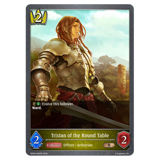 Shadowverse Evolve - Cosmic Mythos - Tristan of the Round Table - BP04-035EN