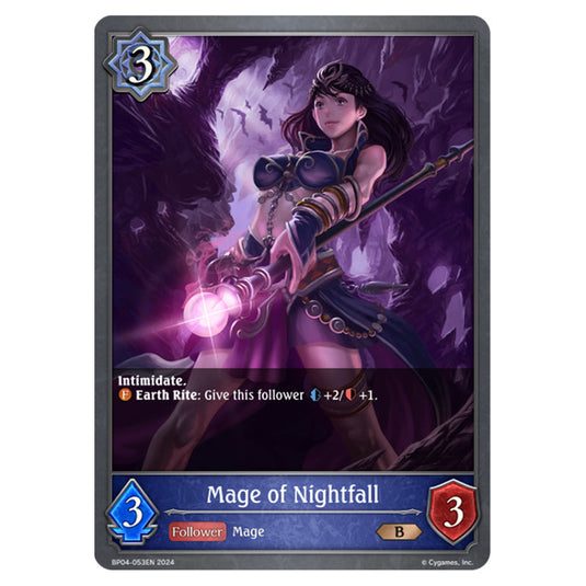 Shadowverse Evolve - Cosmic Mythos - Mage of Nightfall - BP04-053EN