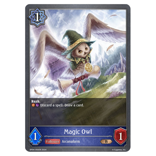 Shadowverse Evolve - Cosmic Mythos - Magic Owl - BP04-055EN