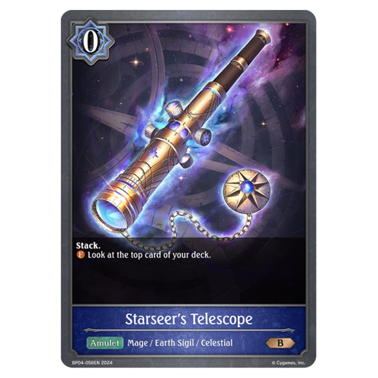 Shadowverse Evolve - Cosmic Mythos - Starseer's Telescope - BP04-056EN