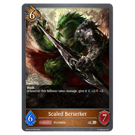 Shadowverse Evolve - Cosmic Mythos - Scaled Berserker - BP04-077EN