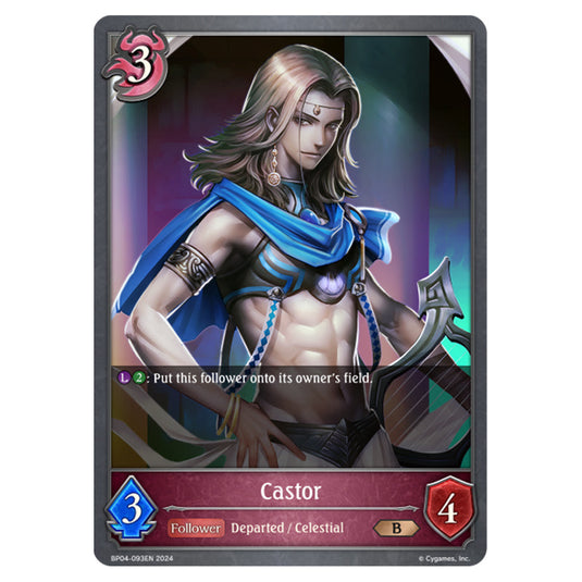 Shadowverse Evolve - Cosmic Mythos - Castor - BP04-093EN