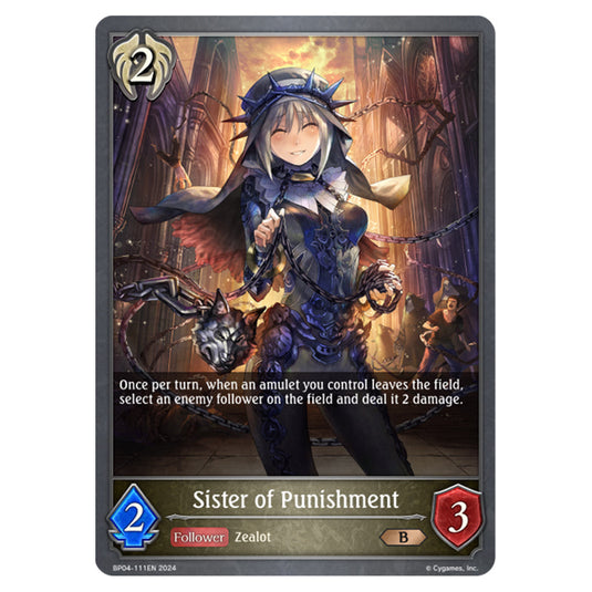Shadowverse Evolve - Cosmic Mythos - Sister of Punishment - BP04-111EN