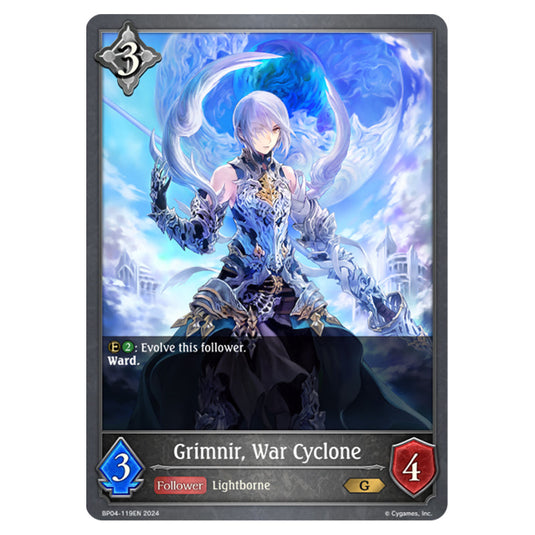 Shadowverse Evolve - Cosmic Mythos - Grimnir, War Cyclone - BP04-119EN