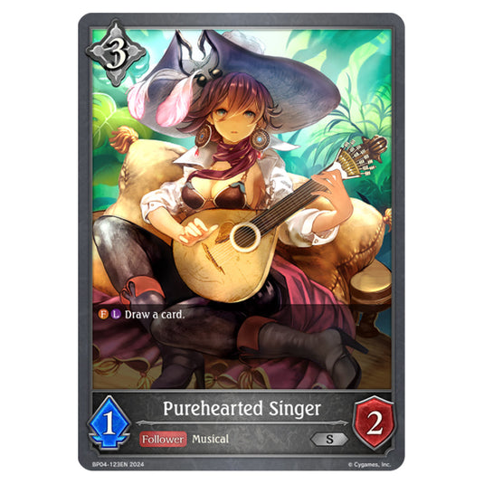 Shadowverse Evolve - Cosmic Mythos - Purehearted Singer - BP04-123EN