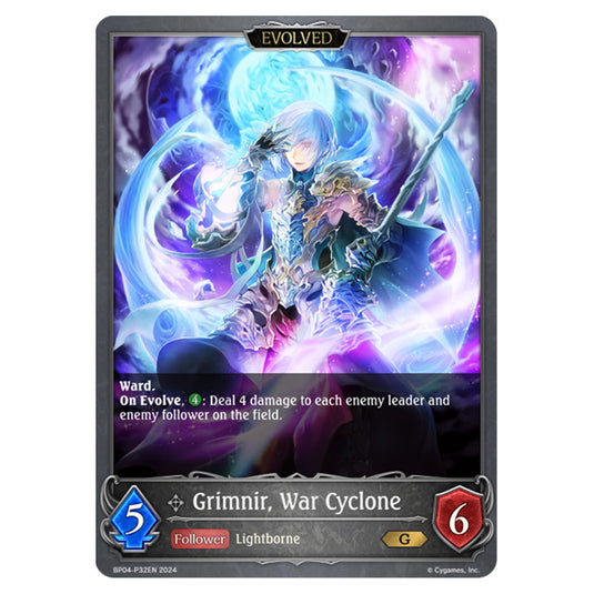 Shadowverse Evolve - Cosmic Mythos - Grimnir, War Cyclone - BP04-P32EN
